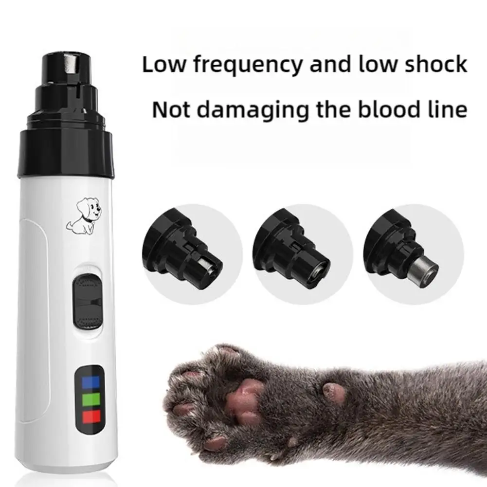 Electric Pet Nail Clippers USB Rechargeable Dog Nail Grinder Portable Small Dog Cat Nail Pet Grooming Tool For Cat Big And Small thumbnail 4