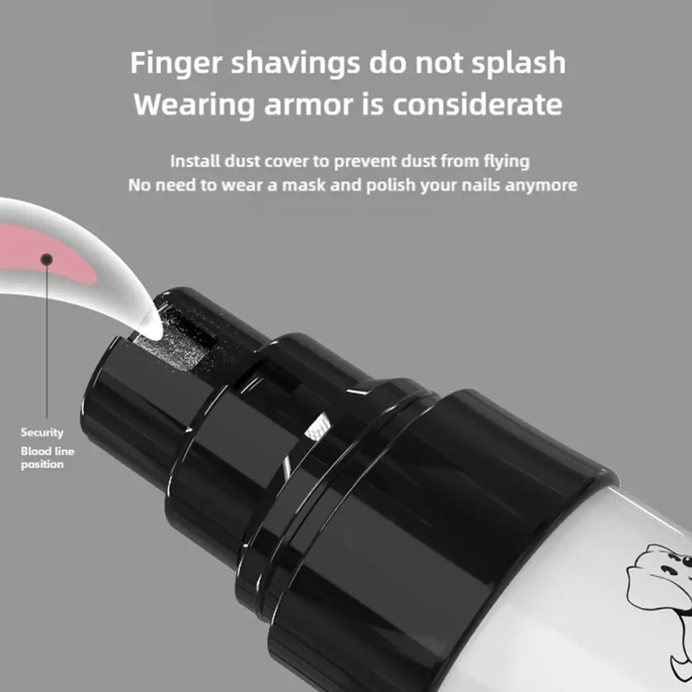 Electric Pet Nail Clippers USB Rechargeable Dog Nail Grinder Portable Small Dog Cat Nail Pet Grooming Tool For Cat Big And Small thumbnail 6