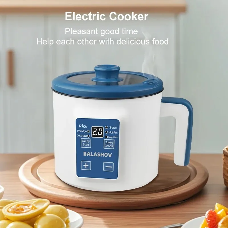 1.7L Electric Rice Cooker Single Double Layer 220V Multi Cooker Non-Stick Smart Mechanical MultiCooker Steamed Rice Pot For Home thumbnail 2