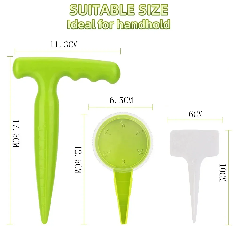Garden Seeder Set Gardening Sower Household Manual  Multifunction Adjustable Gardening Tools Plant Seeding Dispenser Accessories thumbnail 6