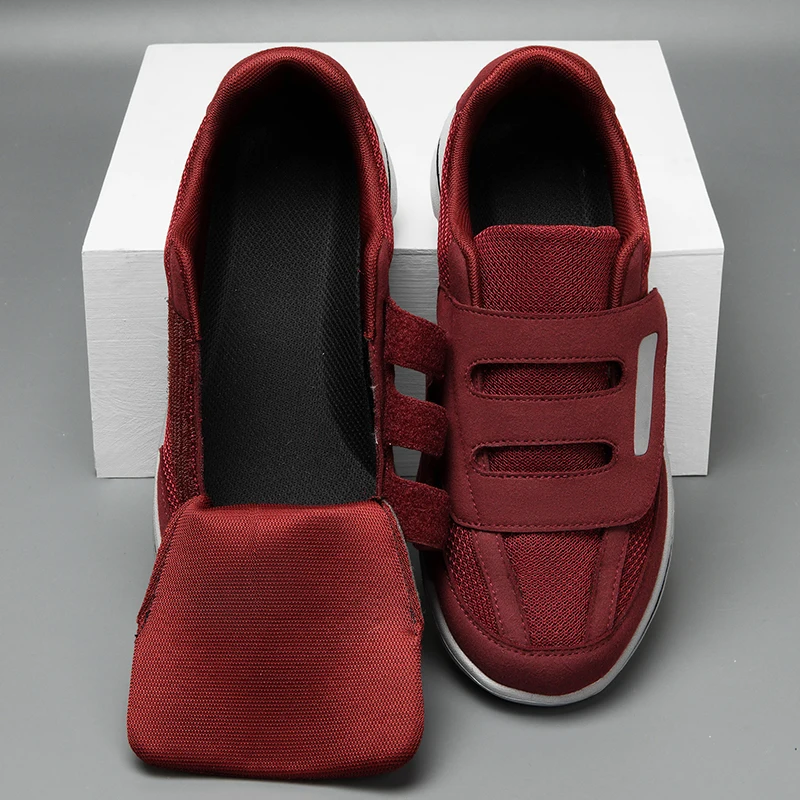 Wide Toe Sneakers For Fat Foot Diabetic Shoes For Elderly Hallux Valgus Bunion Orthopedics Swollen Feet Thumb Eversion Footwear thumbnail 5