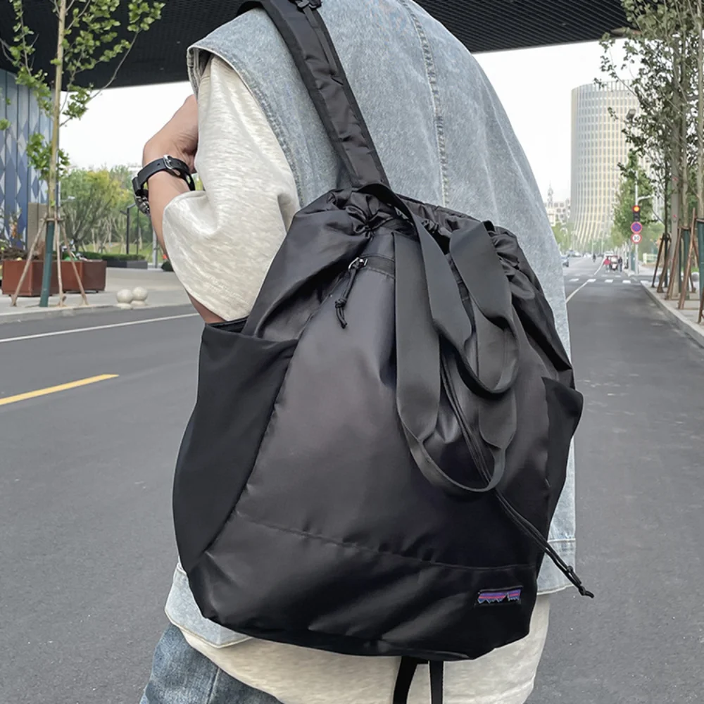 High Quality Contrasting Color Outdoor Travel Backpack Oxford Waterproof Outdoor Hiking Bag Versatile Lightweight New Tote Bag thumbnail 2