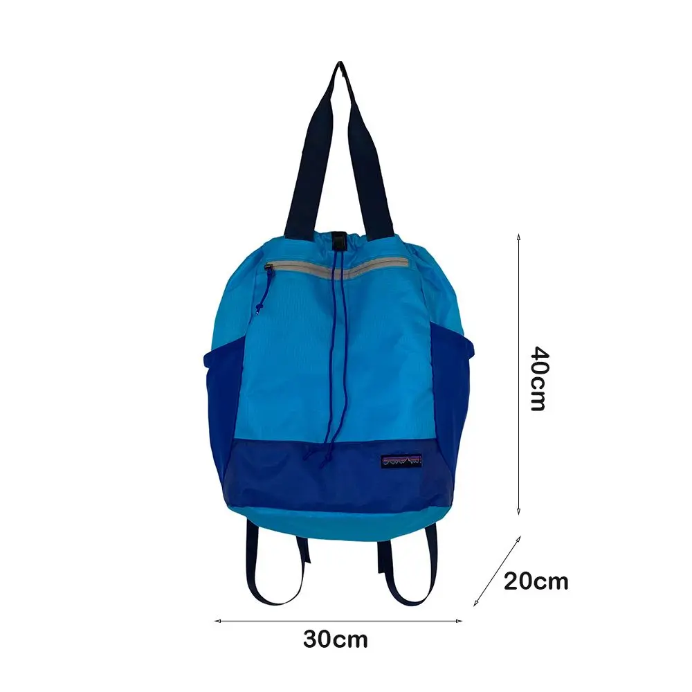 High Quality Contrasting Color Outdoor Travel Backpack Oxford Waterproof Outdoor Hiking Bag Versatile Lightweight New Tote Bag thumbnail 6
