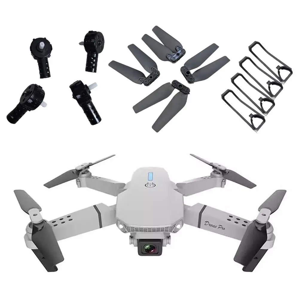 4pcs New RC Drone Propeller Blade Plastic Easy Install Motor Universal RC Quadcopter Parts Crash Guard Cover for E88 E88Pro thumbnail 3