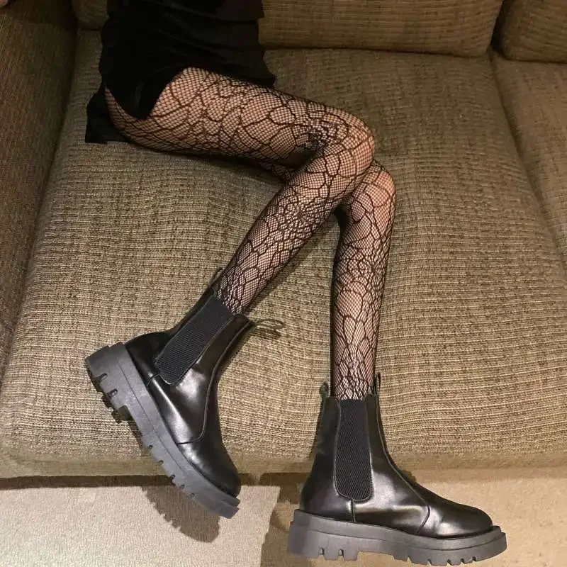 Sexy Women Fishnet Stockings Japanese Style for Girl Tights Lingerie Female Mesh Tight Socks Sheer Pantyhose Fish Net Stockings thumbnail 3