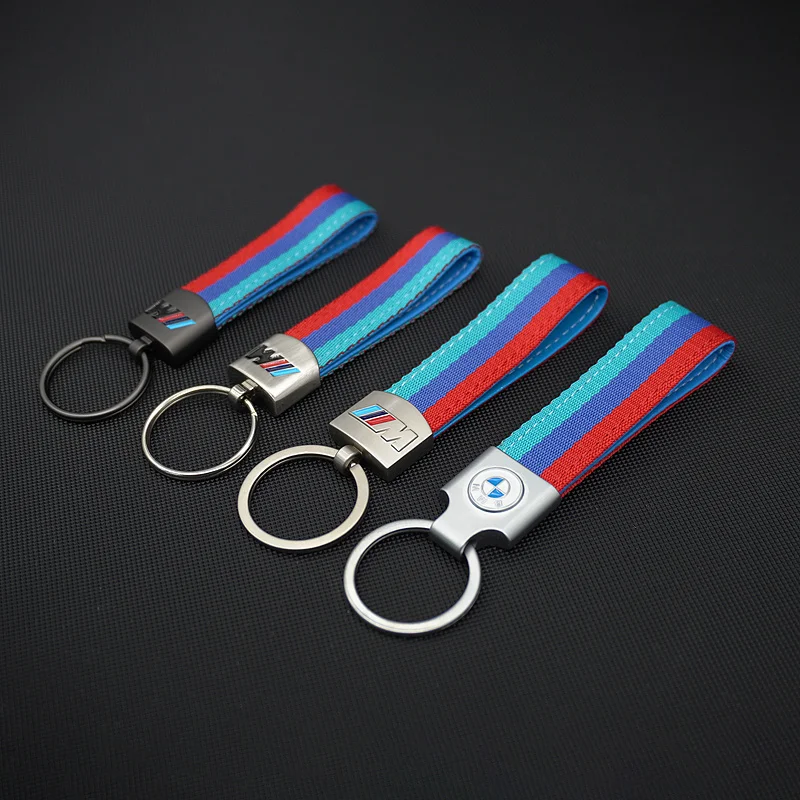 M Sport Styling Leather Car Emblem Key Fobs Key Chain for Bmw M Performance G30 G32 3 4 5 7 M3 M4 M5 X1 X3 X5 X6 X4 E61 E60 E31 thumbnail 4