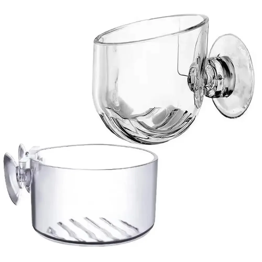 Fish Feeder Waterweed Nursery Pot Glass Aquarium Decor Pot Polka Water Potted Aquatic Planting Cylinder Cup Aquarium Accessories thumbnail 6
