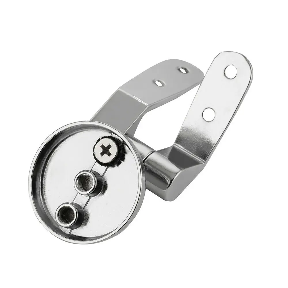 2/4pcs Toilet Seat Hinges Universal Seat Top Fix Hinge Stainless Steel Replacement Toilet Seat Parts Mounting Connector Attachme thumbnail 4