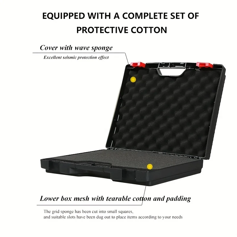 Portable Tool Storage Box Equipment Instrument Plastic Safety Box Multifunctional Hardware Tool Suitcase  Protective Box thumbnail 2