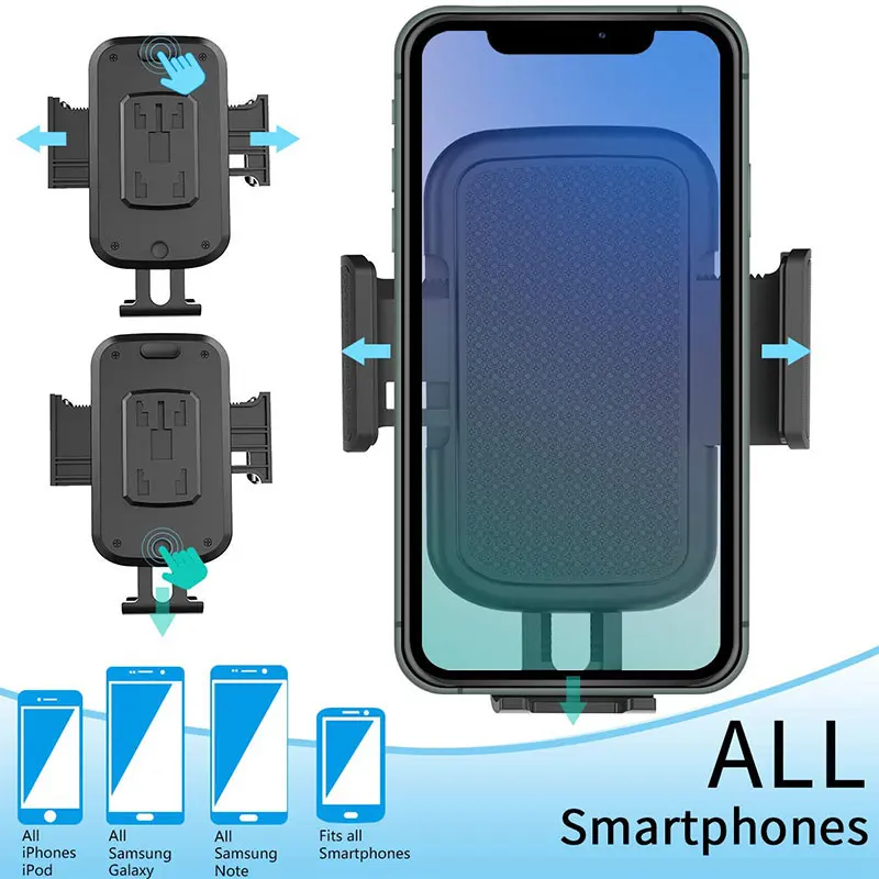 Universal Car CD Slot Phone Mount Stand One-Touch Release Car Phone Holder Cell Phone Support for iPhone 13 12 11 Pro Max Xiaomi thumbnail 2
