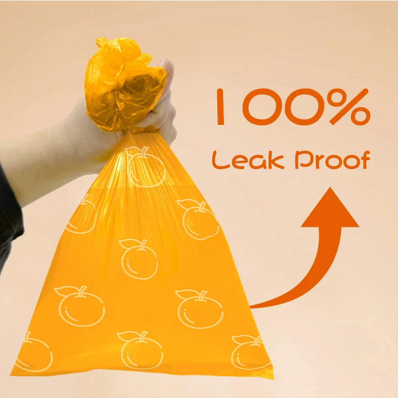 EPI photodegradable pet poop bags Orange scented dog poo bag pet cleaning supplies dispenser gift thumbnail 3
