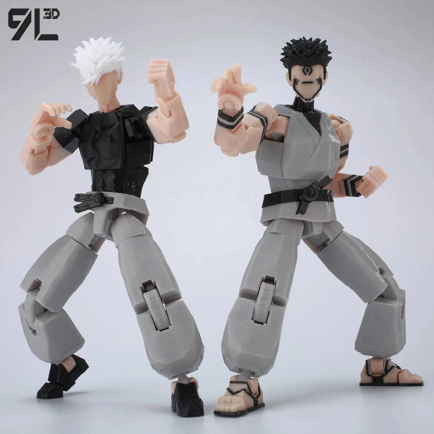 9L3D Printed Anime Jujutsu Kaisen Sukuna Yuji Yuta Satoru Gojo Lucky Dummy 13 Movable Shapeshift Action Figures Mannequin Toys thumbnail 2