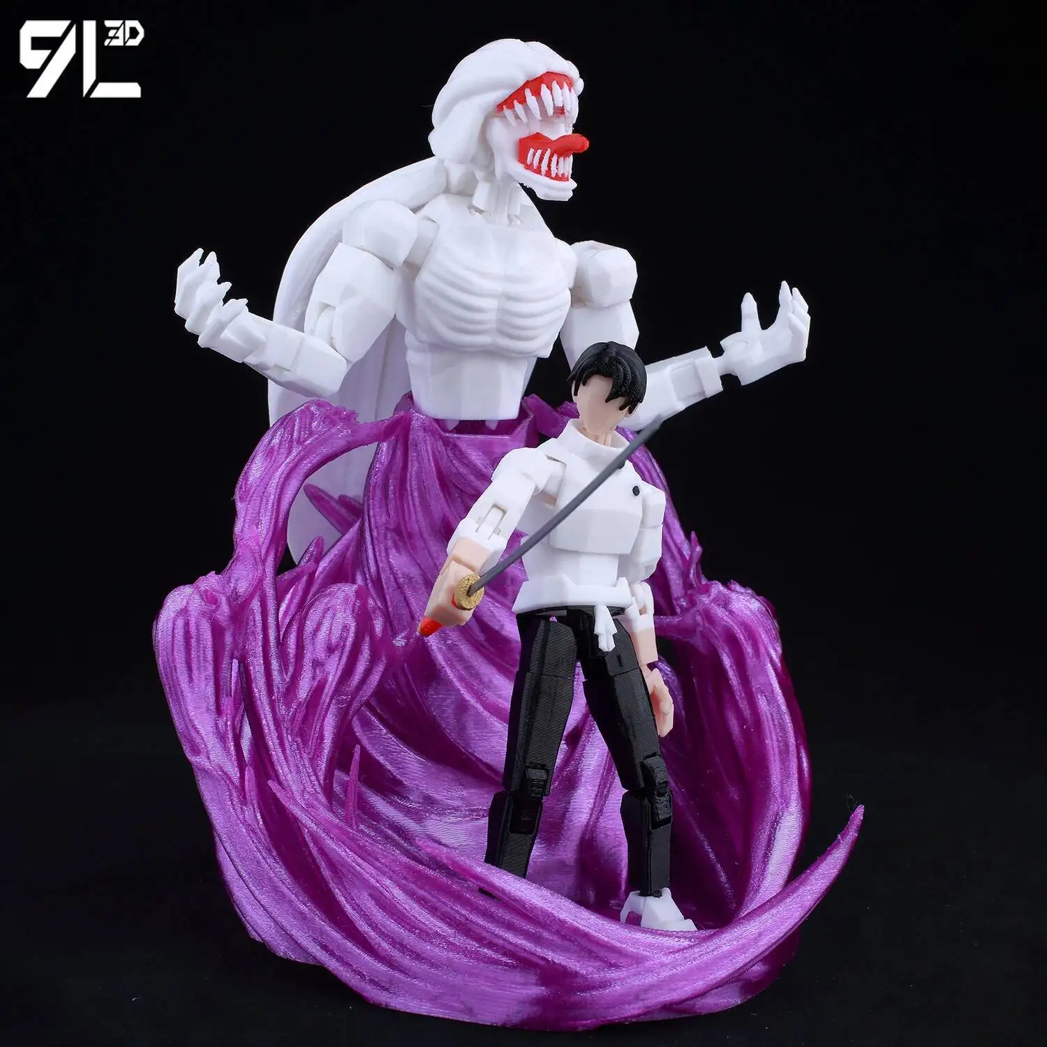 9L3D Printed Anime Jujutsu Kaisen Sukuna Yuji Yuta Satoru Gojo Lucky Dummy 13 Movable Shapeshift Action Figures Mannequin Toys thumbnail 4