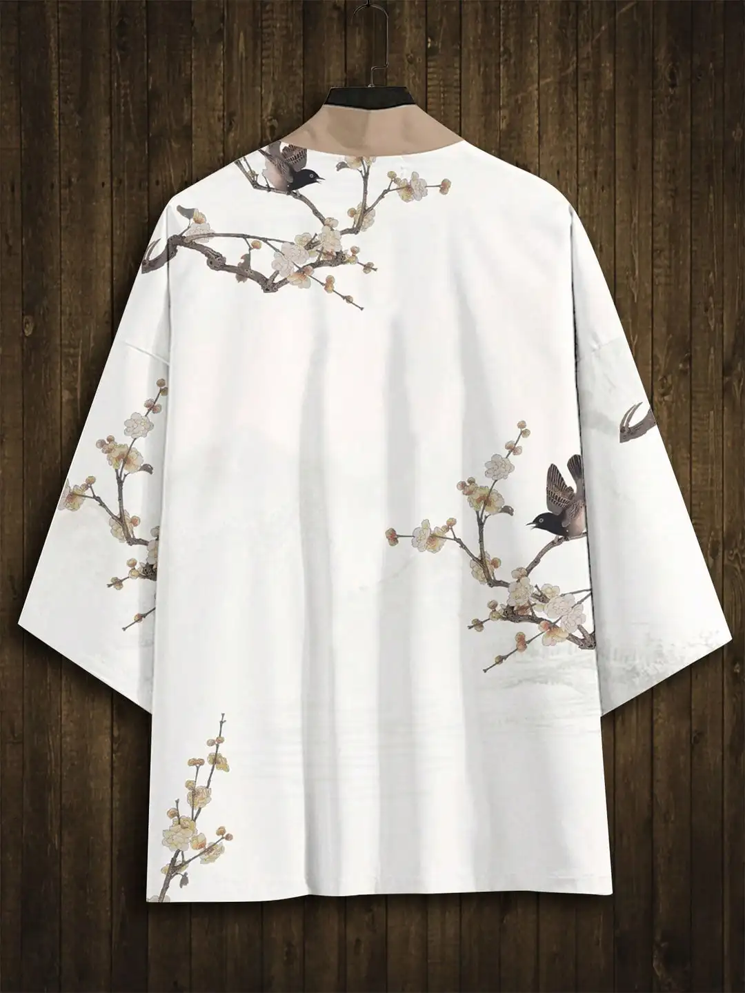 RANMARU KIMONO Men's Summer Short-sleeved Printed Shirt Shirt Fashion National Trend Harajuku Retro Cardigan and Clothing thumbnail 2