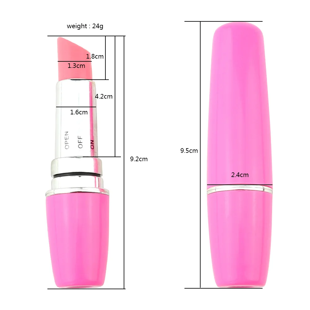 Powerful Lipstick Vibrator Female G-spot Clit Stimulator Vaginal Massager Mini Bullet Vibrators Masturbator Sex Toys For Women thumbnail 6
