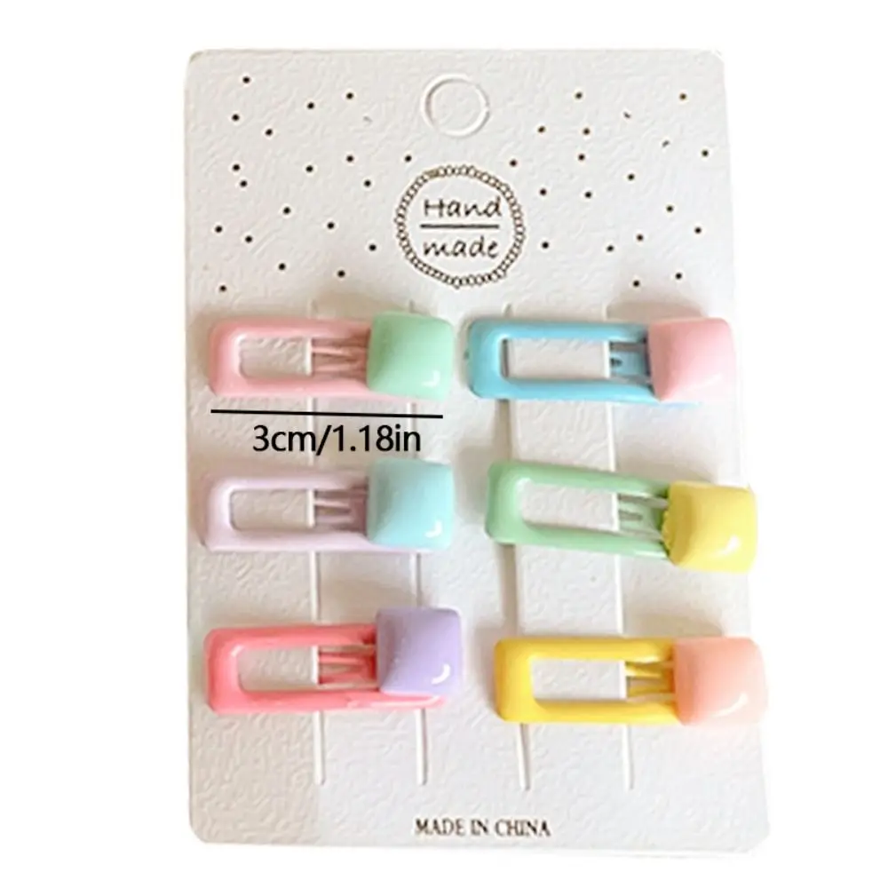 5/6Pcs/set Children Barrettes Headband BB Clip Cute Fruit Flower Baby Hairpins Colorful Hair Clip Kid Hair Accessories thumbnail 6
