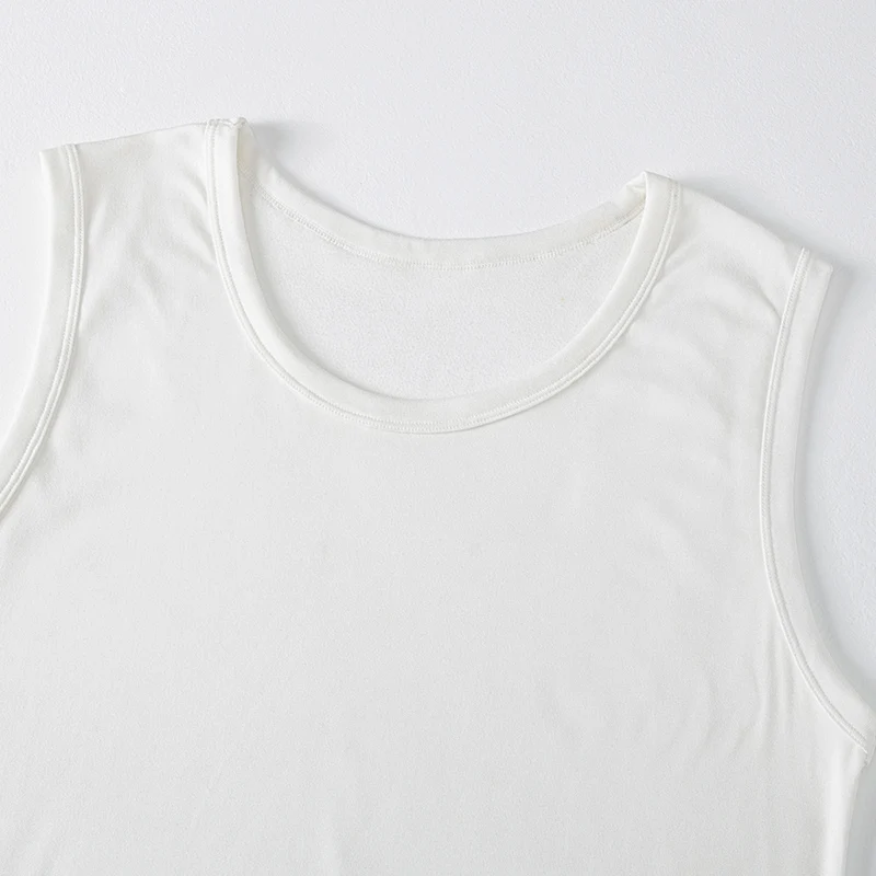 2/1 Pcs Black-and-white Classic Joker Men's Vest Teenagers' Leisure And Comfortable Wide Shoulder Shirt Sports Narrow Shoulder thumbnail 5