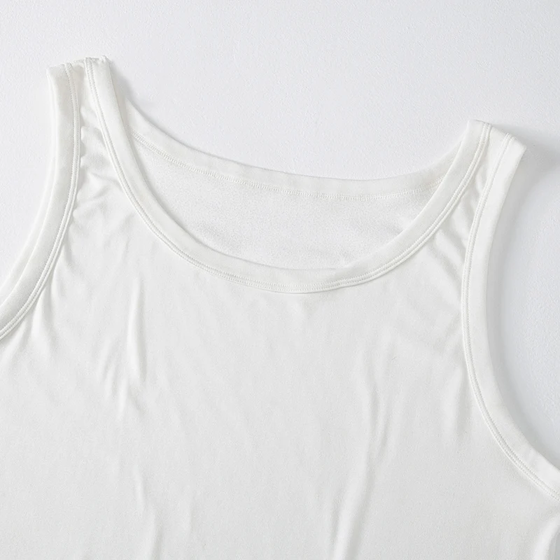 2/1 Pcs Black-and-white Classic Joker Men's Vest Teenagers' Leisure And Comfortable Wide Shoulder Shirt Sports Narrow Shoulder thumbnail 6