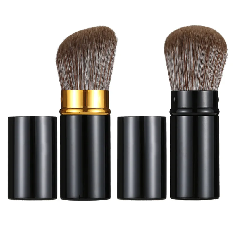 1pcs makeup tools  Powder/Blush Brushes Retractable Single Soft Loose Powder Blush Brush Portable Beauty Cosmetic Tool thumbnail 5
