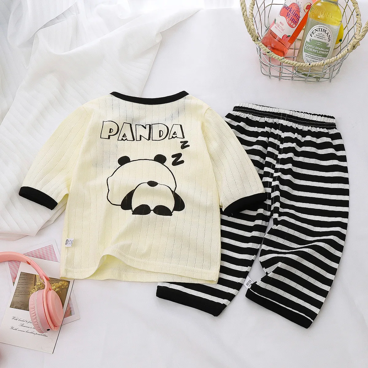 Baby Pajamas Sets Cotton Child Pajamas Toddler Long Sleeve Baby Nightwear Pyjamas Kids Cartoon Homewear Clothes  Baby Girl thumbnail 6