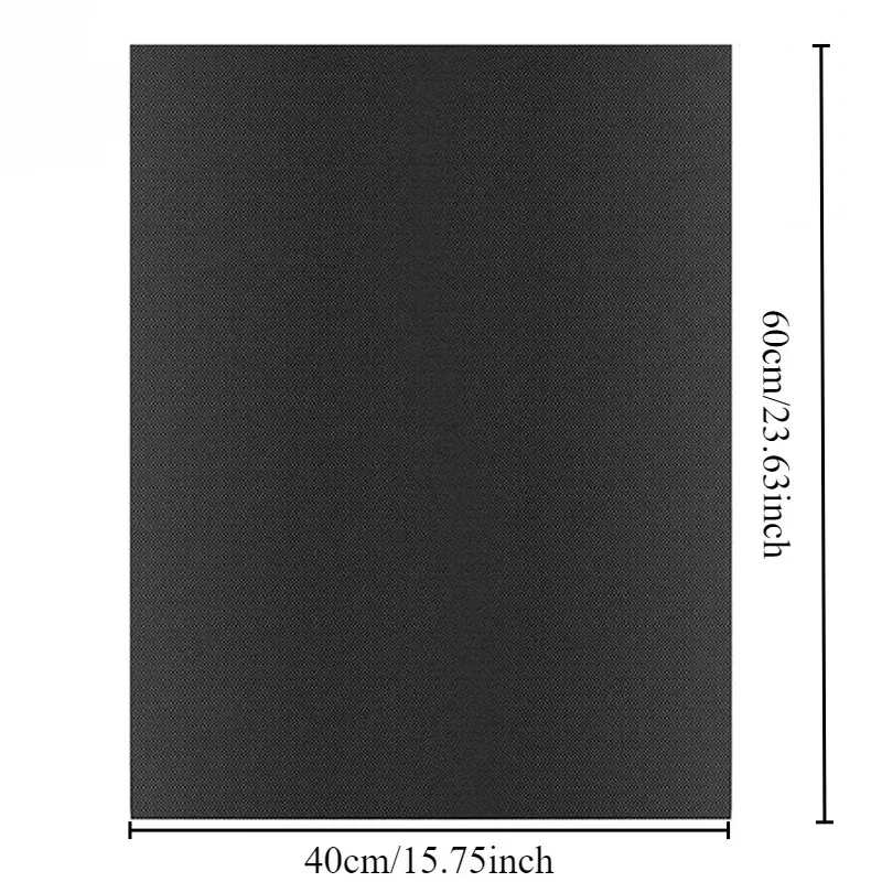 2pcs Large Non Stick Oven Liner Reusable Protector Mat Heat Resistant Grill Mats 60X 40CM BBQ Grill Mat Baking Mat thumbnail 6