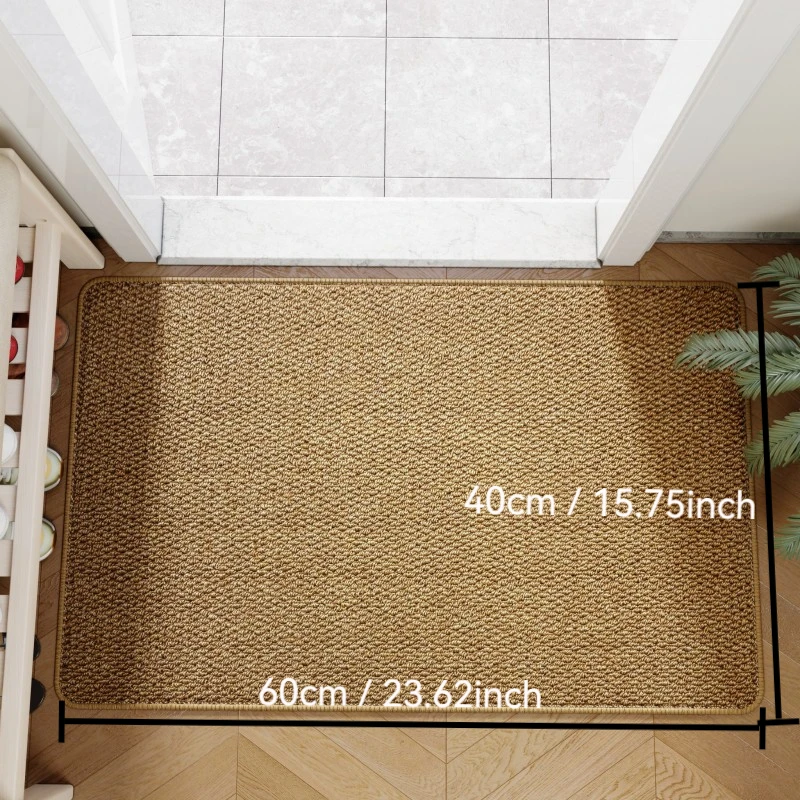 Outdoor Rugs Faux Jute Doormat Effortless Style Durability Every Entrance Floor Carpet Multi-Size 40x60cm/50x80cm/80x120cm thumbnail 6