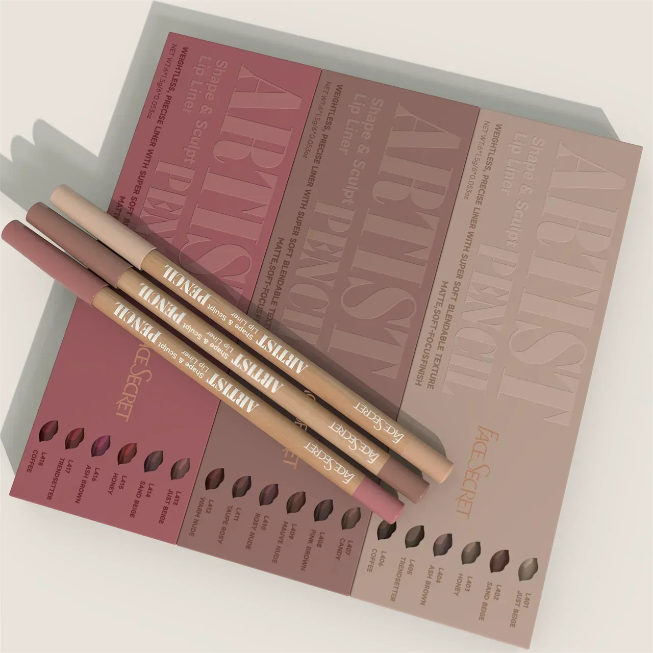 6pcs/set Lip Liner Pen 6 Colors Waterproof And Sweat-proof Not Easy To Fade Non-stick Cup Nude Lipstick Pencil SET thumbnail 4