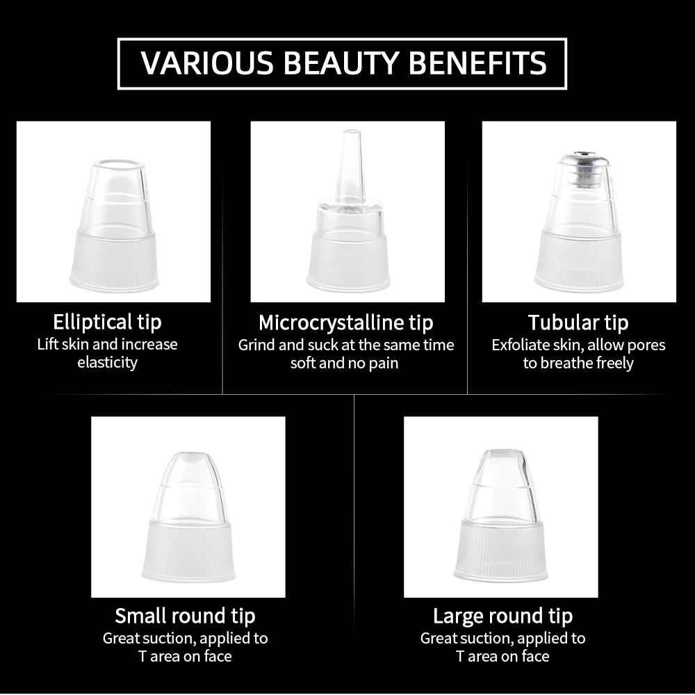 Nose Blackhead Remover Face Cleansing Beauty Machine Facial Suction Cleaner Pimple Dead Skin Remover Extractor Skin Care Tools thumbnail 5