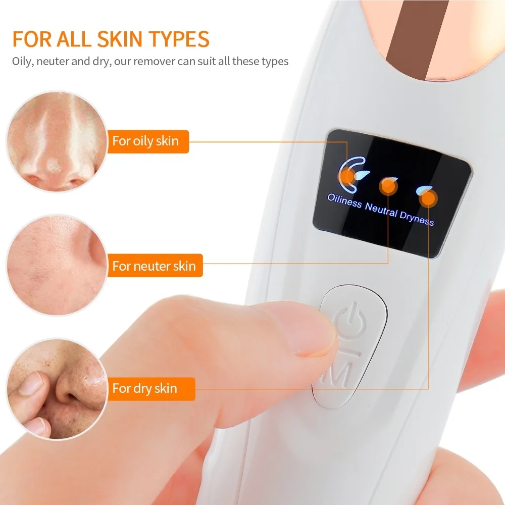 Nose Blackhead Remover Face Cleansing Beauty Machine Facial Suction Cleaner Pimple Dead Skin Remover Extractor Skin Care Tools thumbnail 3