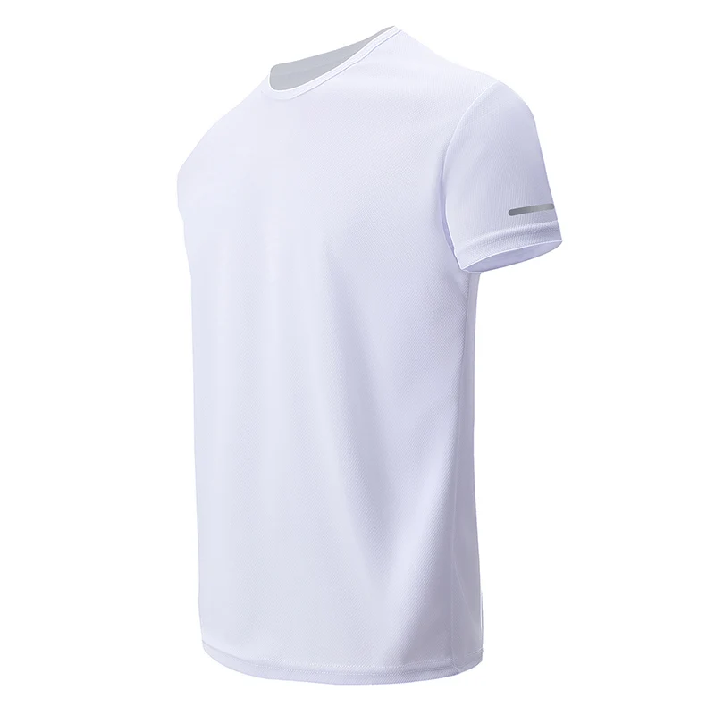 1/4 Pcs Summer Men's Leisure Sports Multicolor Quick-drying Short-sleeved Teens Loose Solid Color Running Fitness Playing T-shir thumbnail 5