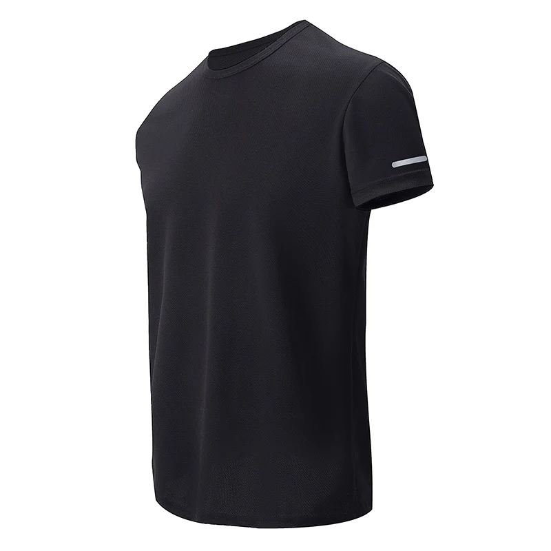 1/4 Pcs Summer Men's Leisure Sports Multicolor Quick-drying Short-sleeved Teens Loose Solid Color Running Fitness Playing T-shir thumbnail 4