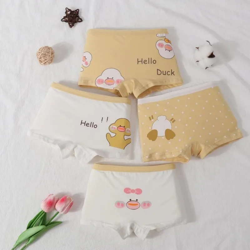 New Children's Cotton Panties Girls Panties Baby Flat Pants Cotton Small Middle and Large Children Girls Underwear Boxer Shorts thumbnail 6