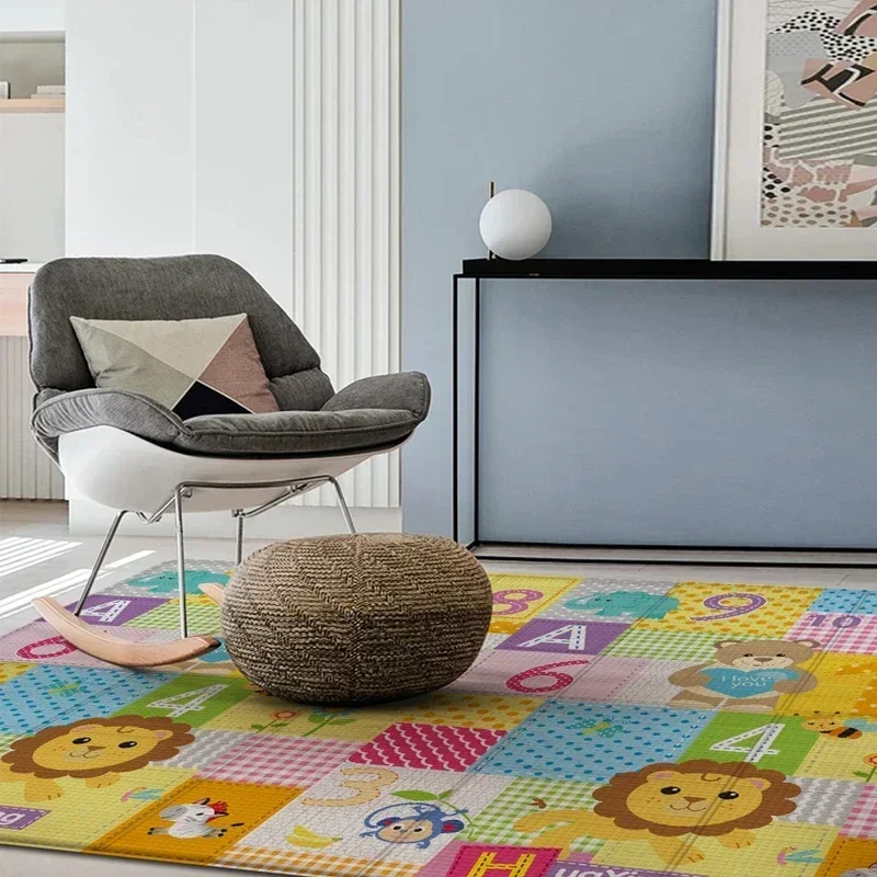Non-Toxic Foldable Baby Play Mat Educational Children's Carpet in The Nursery Climbing Pad Kids Rug Activitys Games Toys 180*100 thumbnail 5