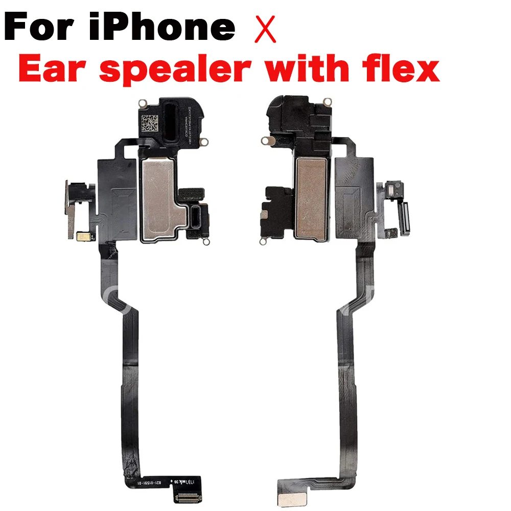 Inner Parts For iPhone X Front Camera Ear Speaker Power Volume Charing Flex Cable Loud Speaker WiFi With All Screws Replacement thumbnail 3