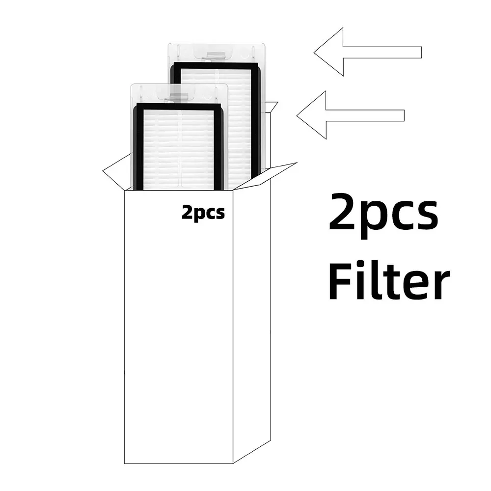 For Xiaomi Robot Vacuum S20+ / S10 Plus / B108GL / B105 Parts Accessories Main Side Brush Hepa Filter Mop Cloth Replacement thumbnail 6