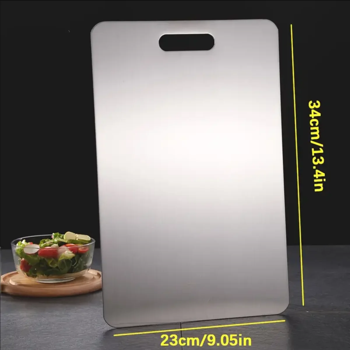 Board Kitchen Titanium Cutting Boards For Stainless  304 Steel Thickened Double-Sided Food Grade Portable Fruit Meat Chopping
