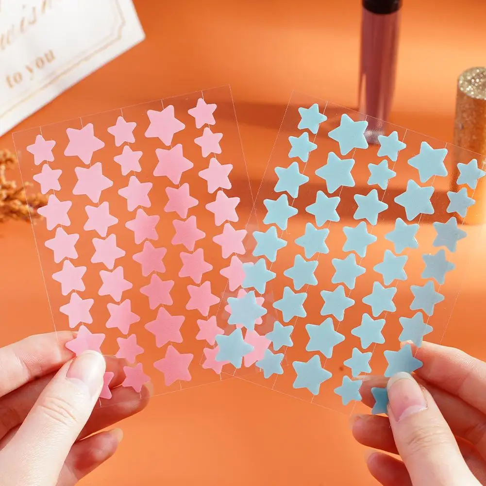 Colorful Star Shaped PE Pimple Patches Acne Cover Invisible Removal Skin Care Stickers Face Spot Concealer Beauty Makeup Tools thumbnail 6
