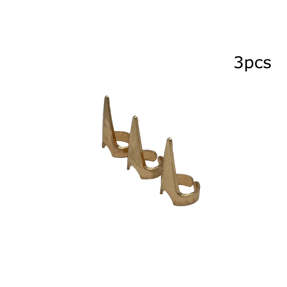 Professional 3.2cm Hair Parting Extension Sectioning Rings Steel Finger Braiding Pick Tool for Durable Dreadlocks And Wig Stylin thumbnail 3