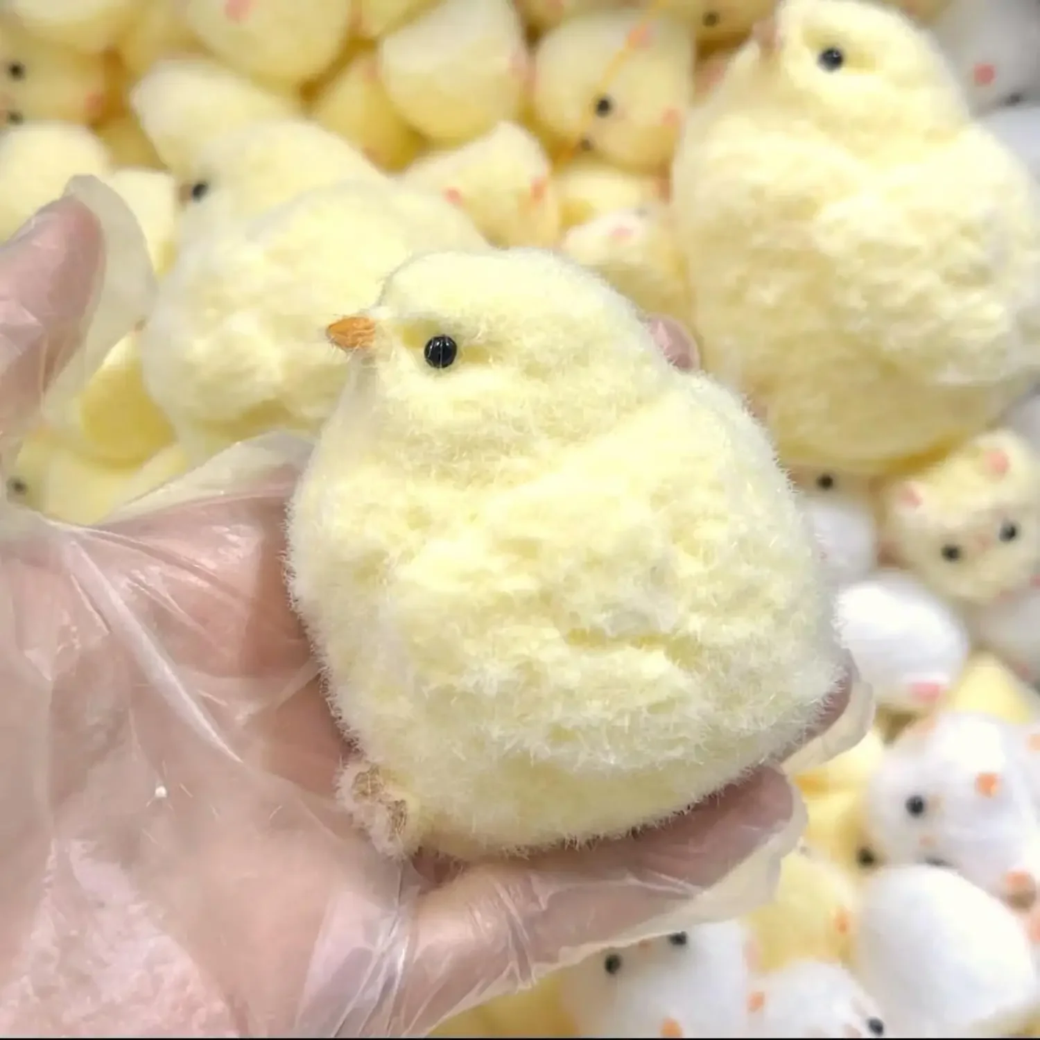 Handmade Chick Squishy Toys Ultra Soft Squishy Fidget Toys Silicone Pinch Entertainment Games for Children Christmas Gifts thumbnail 2