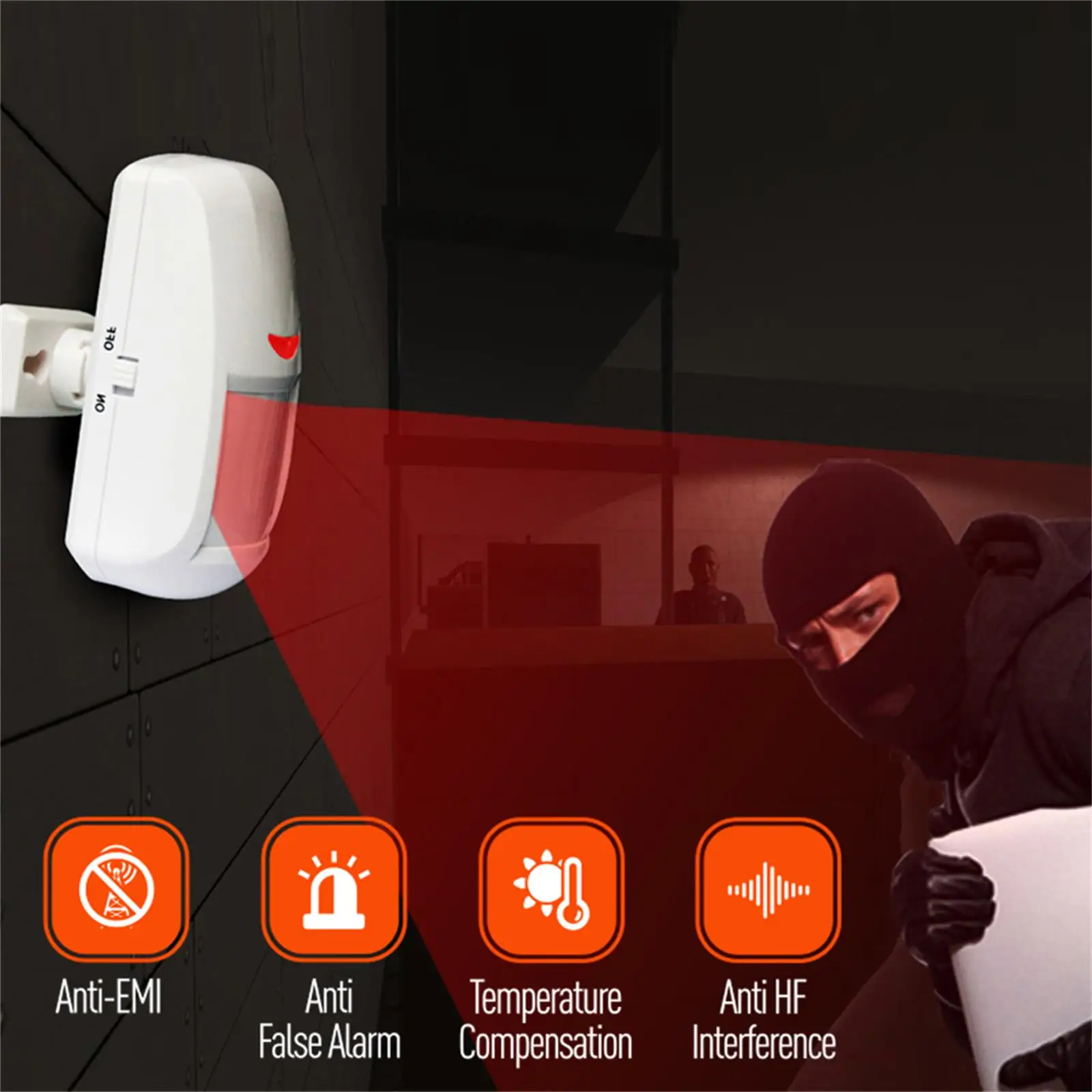 Burglar Home Security System Alarm System Accessories PIR Detector Doors Detectors Outdoor Solar Alarm 433Mhz GSM Wireless thumbnail 3