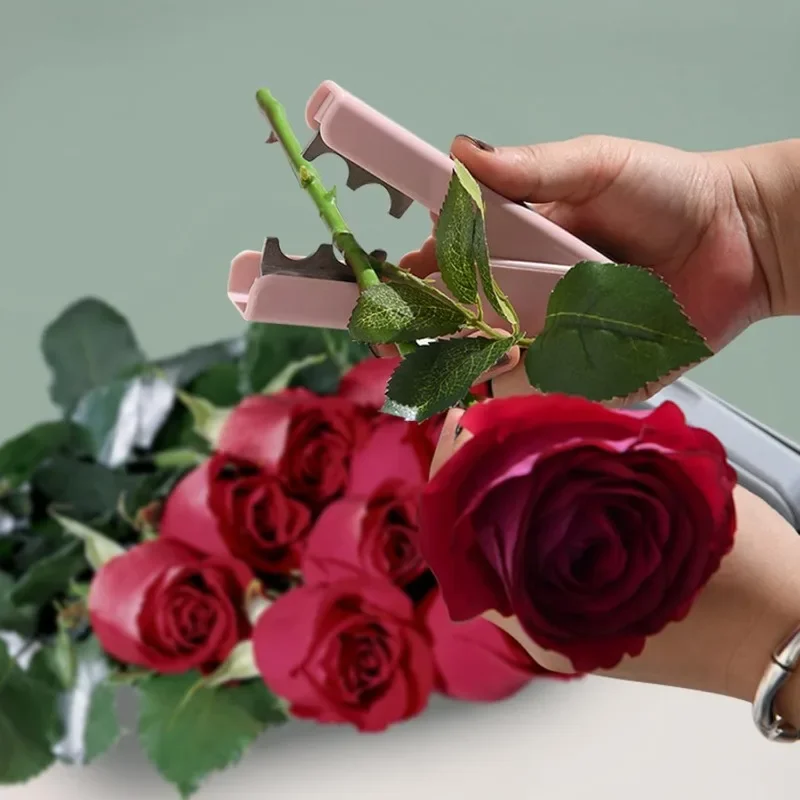 1/3/5/10PCS Rose Thorn Remover Flower Thorn Stem Leaf Stripper Rose Pincers Portable Florist Gardening Tools Bonsai Tools thumbnail 2