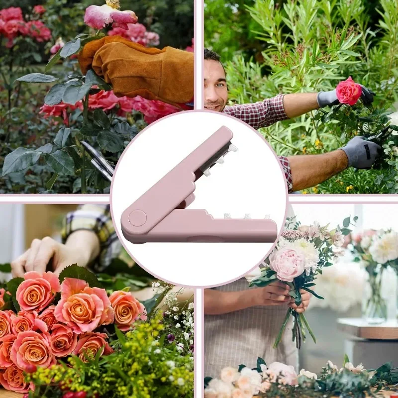 1/3/5/10PCS Rose Thorn Remover Flower Thorn Stem Leaf Stripper Rose Pincers Portable Florist Gardening Tools Bonsai Tools thumbnail 3