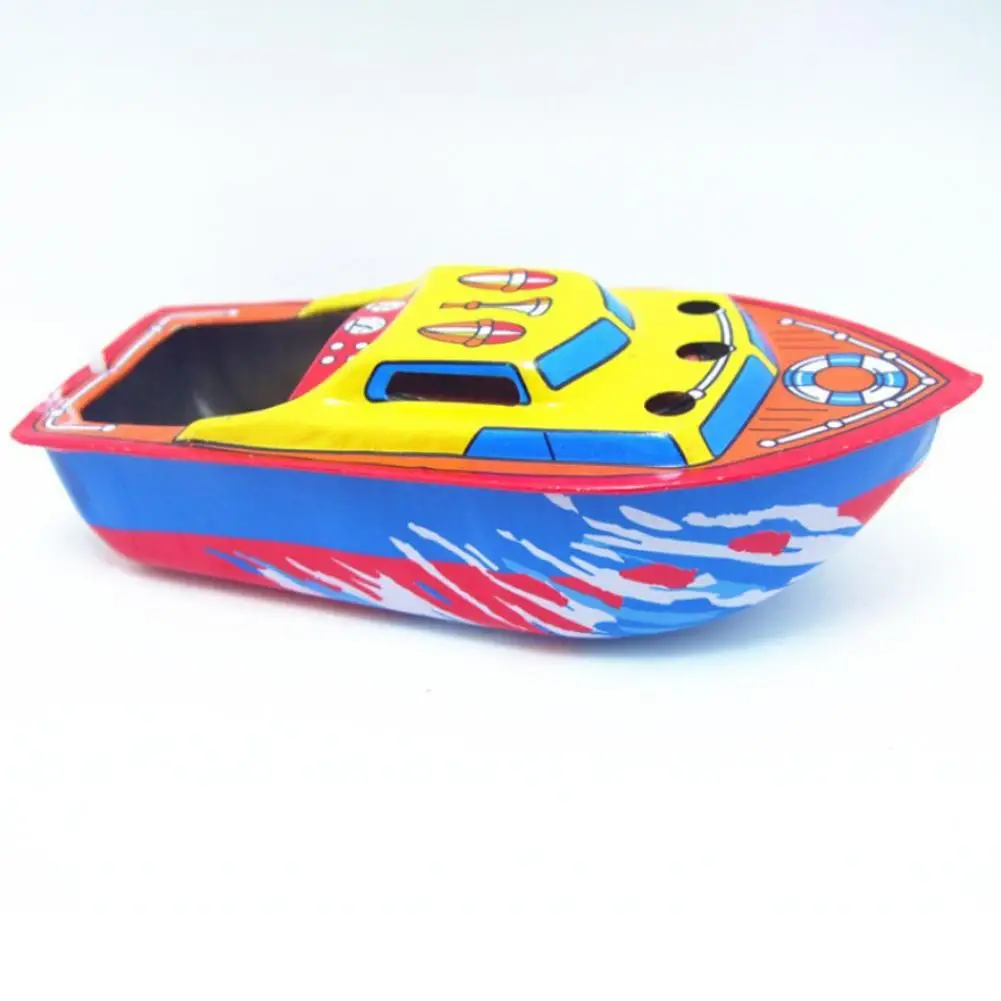 1 Set Candle Ship Collectable Tin Toy Steam Boat Candle Powered Boat Tin Vehicle Toy Student Physics Learning Science Gadget thumbnail 5