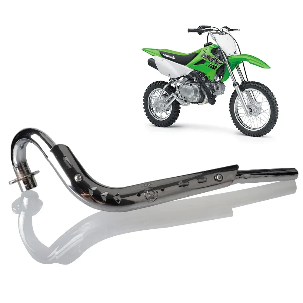 For Kawasaki Motocross Dirt Bike KLX110 Pit Bike MiNi Motorcycle 70cc 110cc 125cc 150cc Motorcycle odified Exhaust Muffler Pipe thumbnail 2