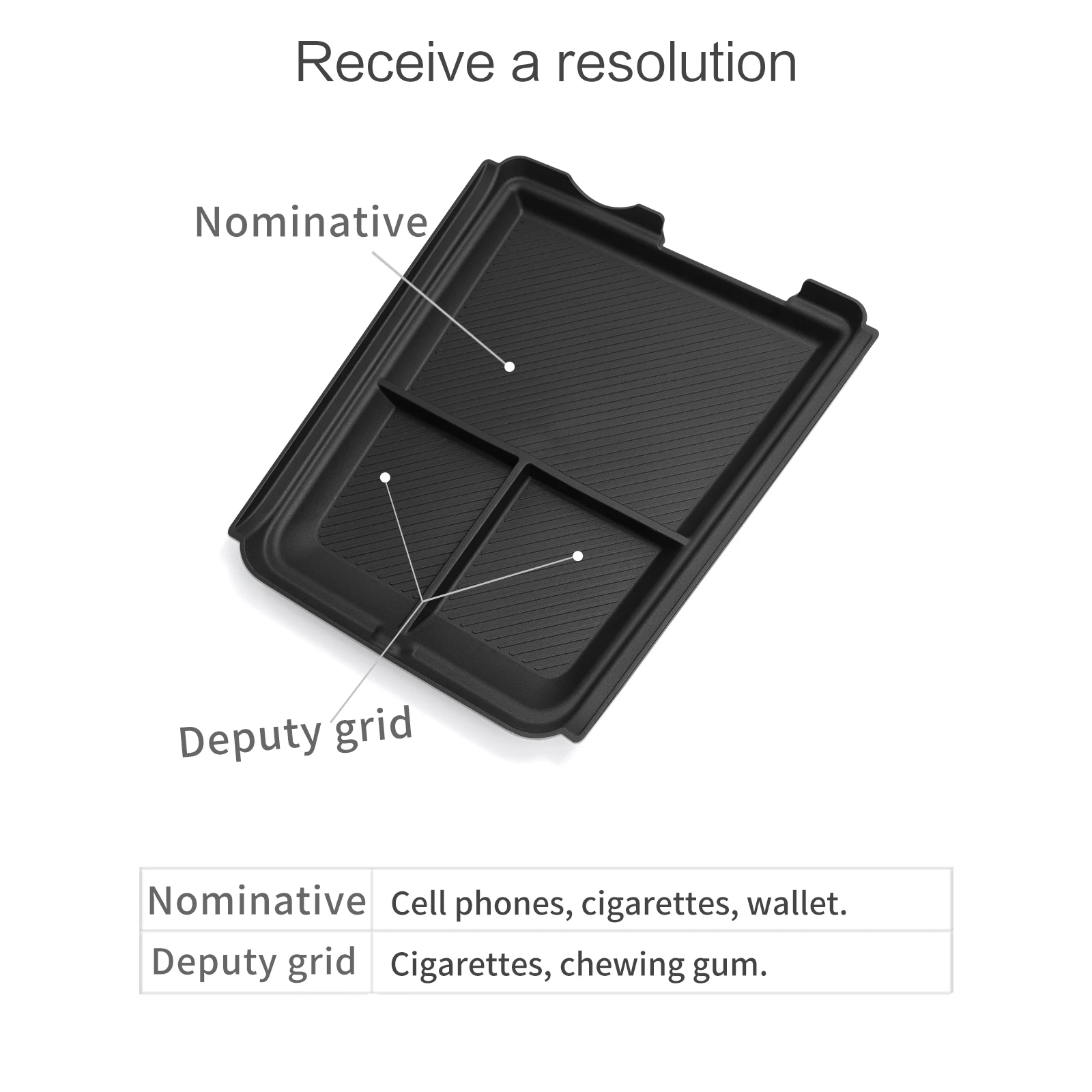 for Leapmotor C10 2024 2025 Center Console Lower Storage Box Car Interior Accessories Storage Tray Organizer Case thumbnail 4