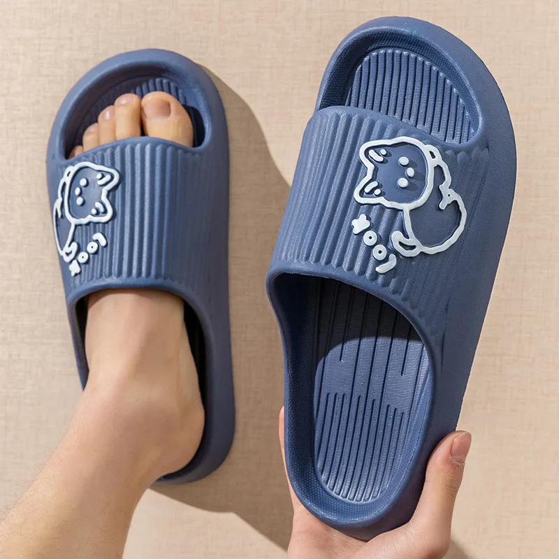 Fashion Cat Women Men Slippers Indoor Cute Cartoon Unisex Slides Bathroom No-Slip Light Sandals Family Soft Lovely Home Shoes thumbnail 6