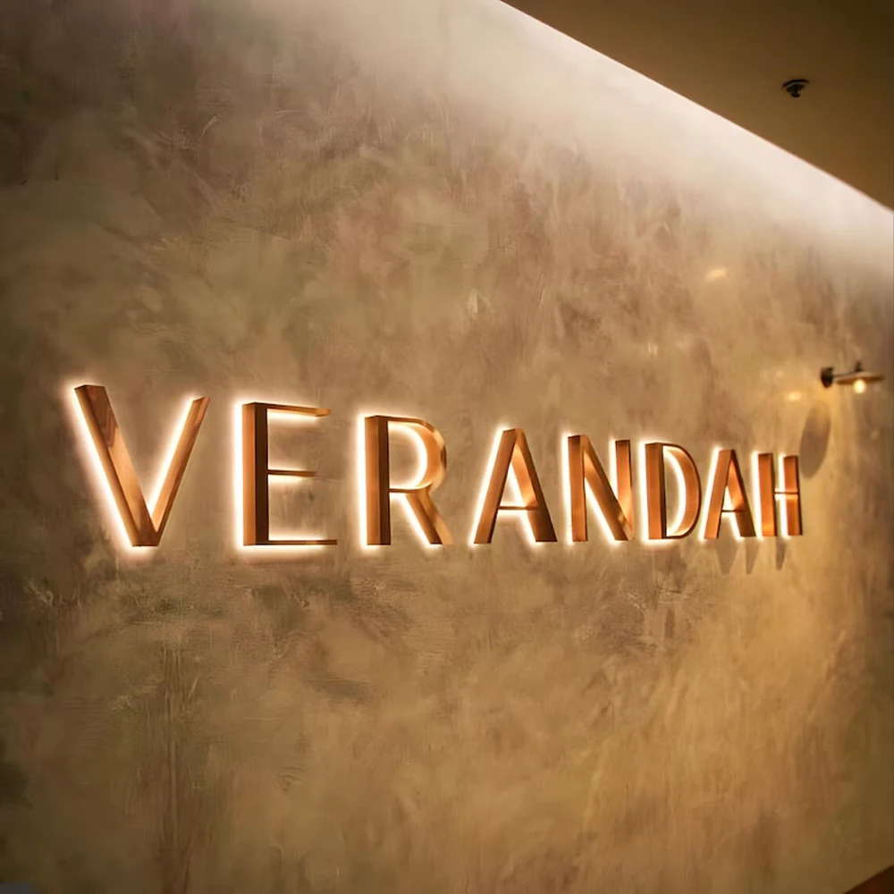 Custom 3D Metal LED Sign Luminous Lettering for Outdoor/Indoor Company Store Logo Wall Decor Illuminated Light Signage thumbnail 6