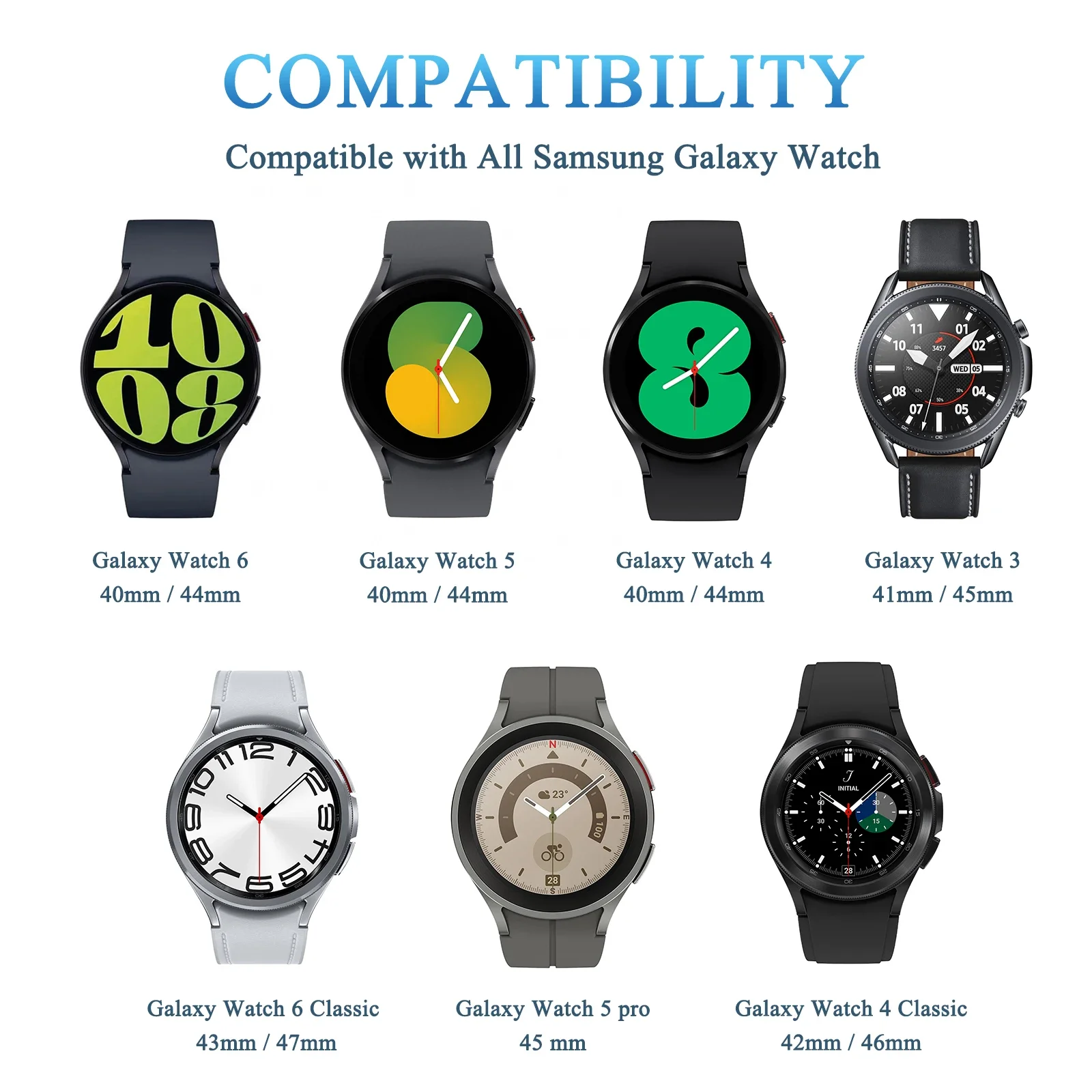 Magnetic Wireless Charger For 7/6/5/4 40/44mm Charging Dock For Galaxy Watch 4/6 Classic 42/46mm 43/47mm Single Head No Cable thumbnail 5