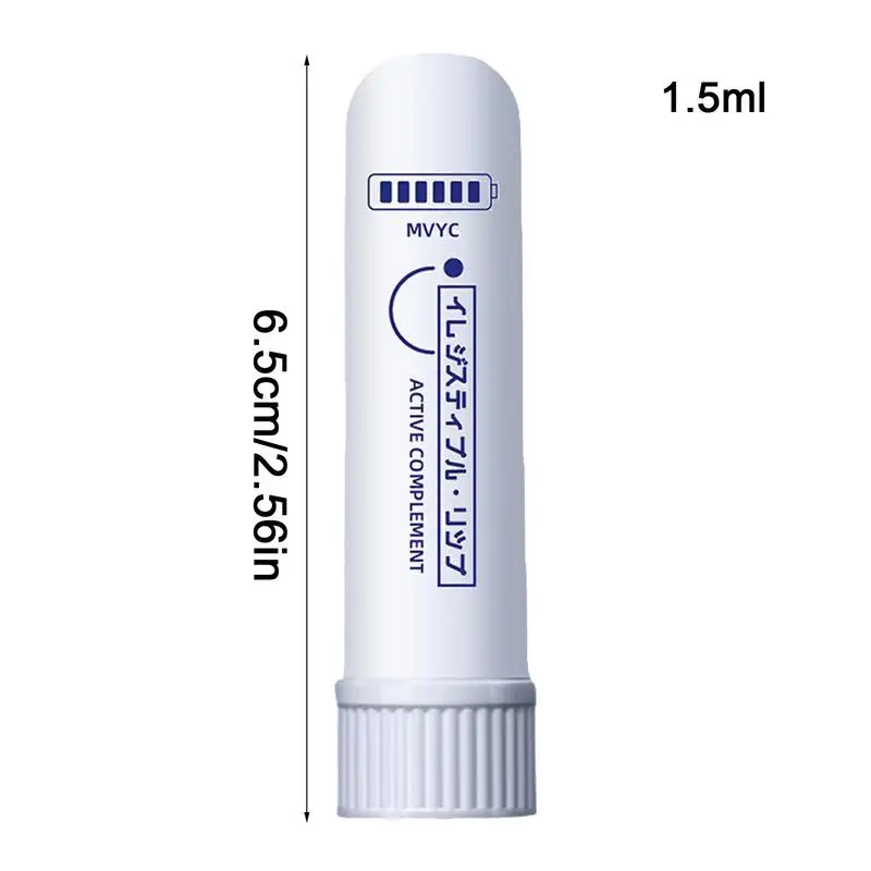 Peppermint Oil Sobering Refreshing Energy Stick Eucalyptus Oil Nasal Inhaler Sober Stick Driving Anti-drowsiness Cool Nasal thumbnail 6