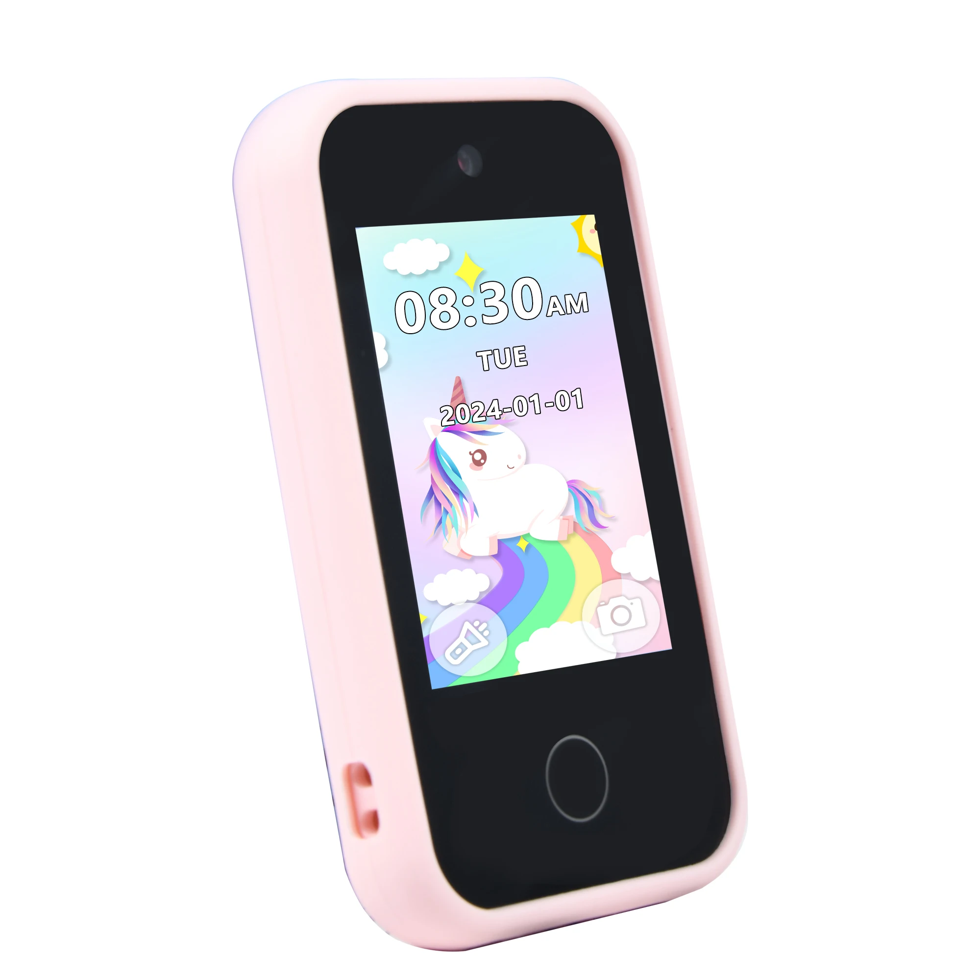 Kids Smart Phone Educational Toys Dual Camera Music Player Baby Phone 32G Memory with Lanyard Game Learning Gifts thumbnail 6